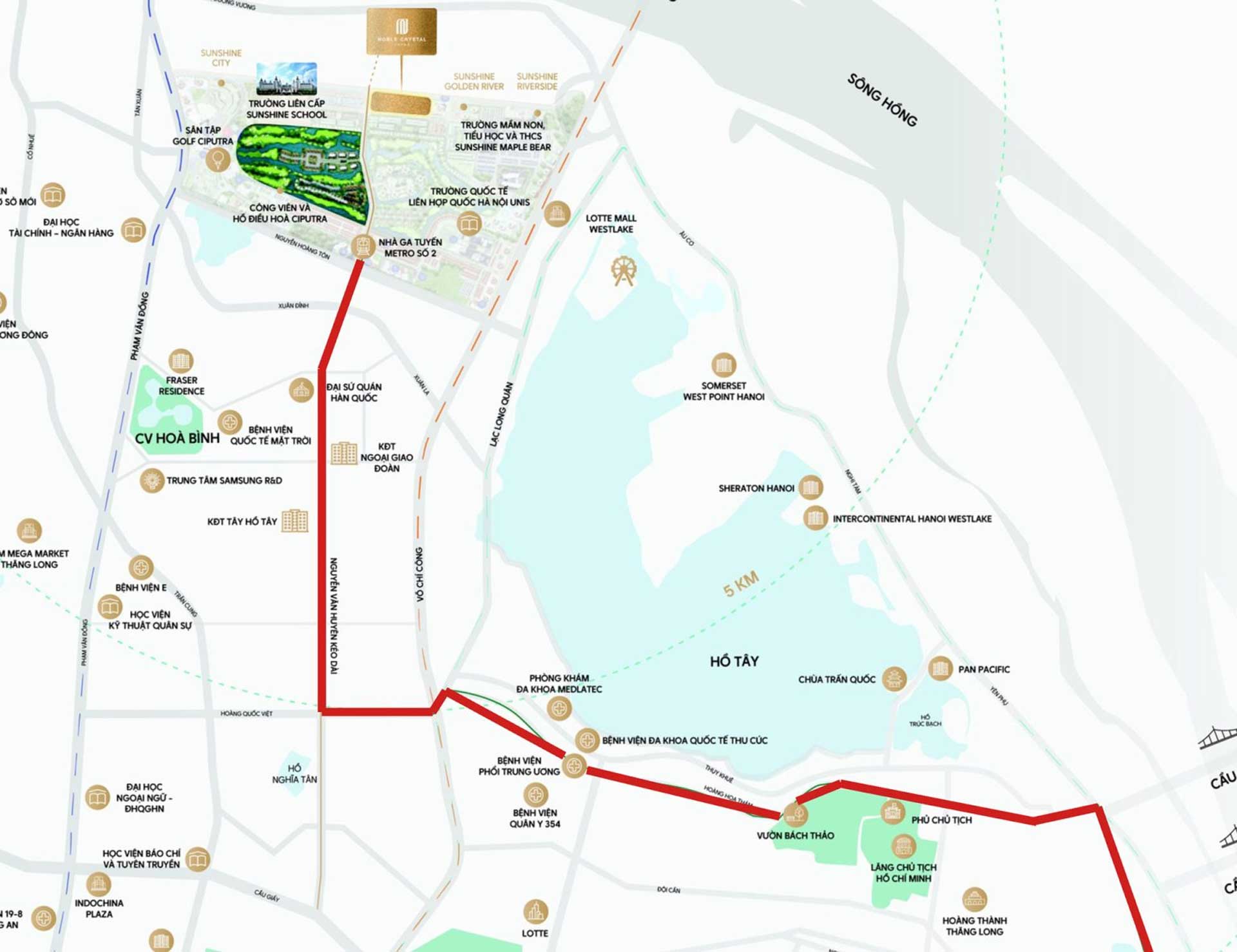 Quy hoạch tuyến metro số 2